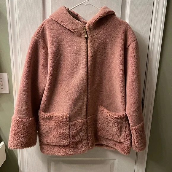 Koolaburra by UGG Blush Teddy Jacket with Hood - Picture 2 of 7
